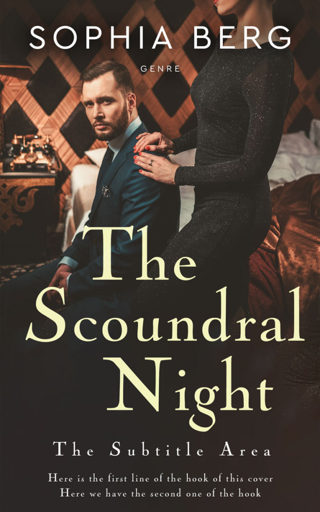 Front view of Dune #13884 - Premade Romance Book Cover