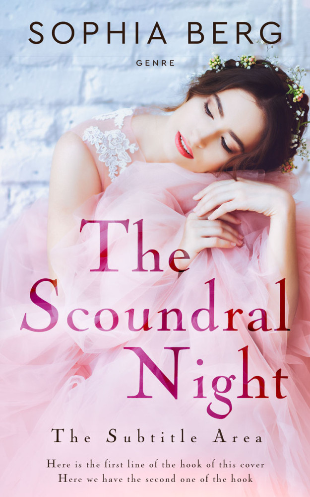 Front view of Mischka #13885 - Premade Romance Book Cover