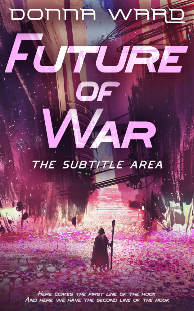 Front view of Finn #13901 - Premade Science Fiction Book Cover