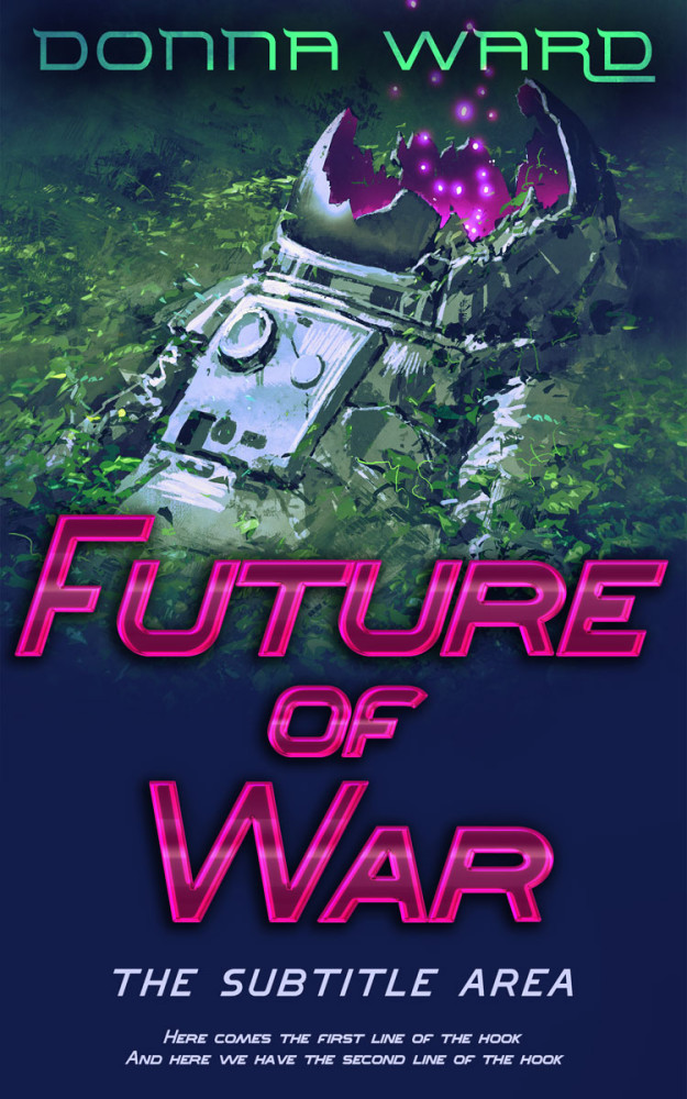 Front view of Cloud Burst #13904 - Premade Apocalyptica Book Cover