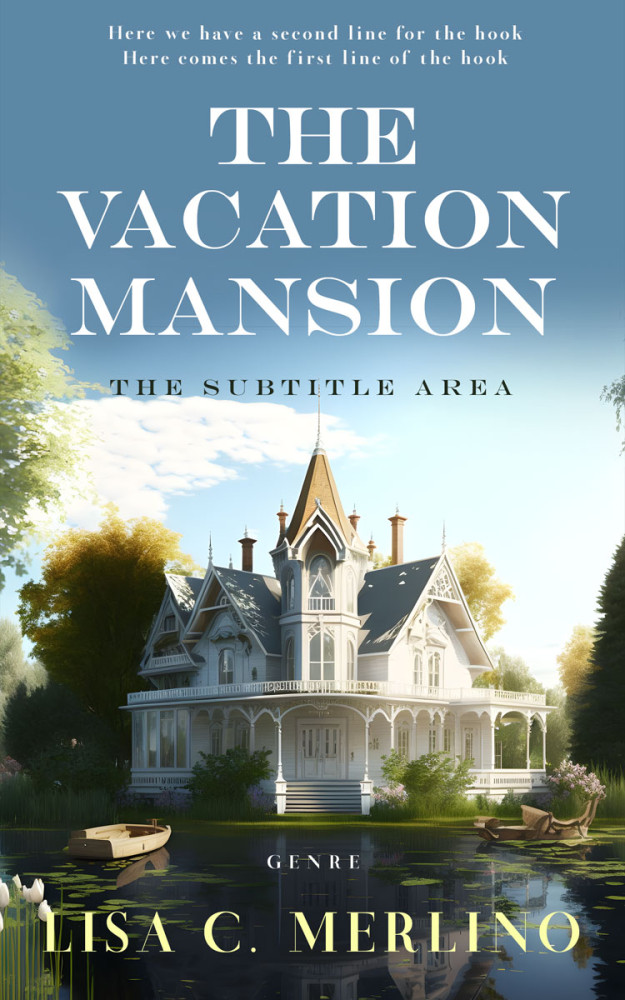 Front view of Hoki #13977 - Premade Literary Fiction Book Cover