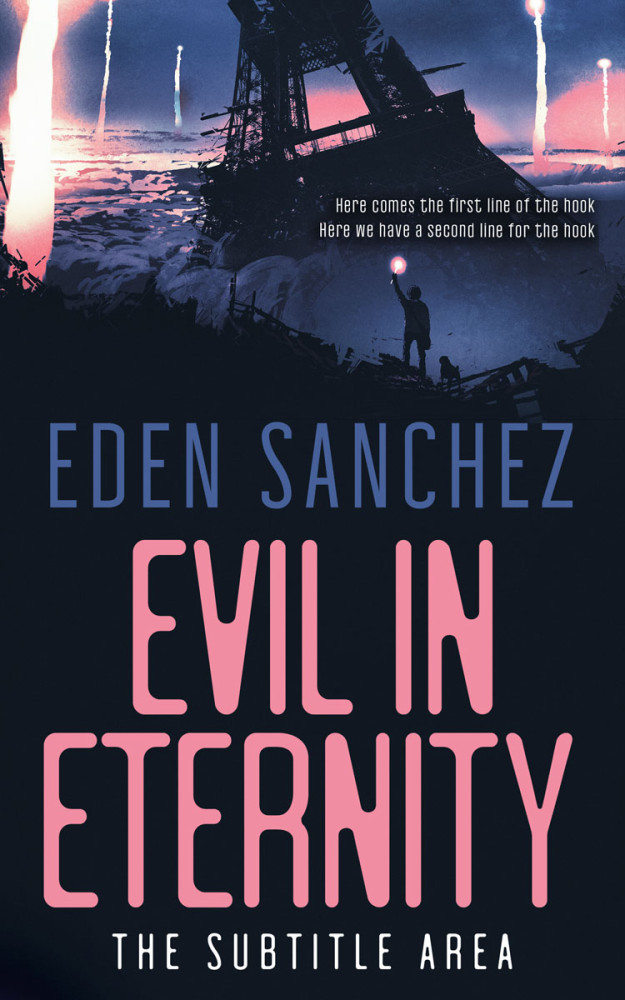 Front view of Kobi #14013 - Premade Apocalyptica Book Cover