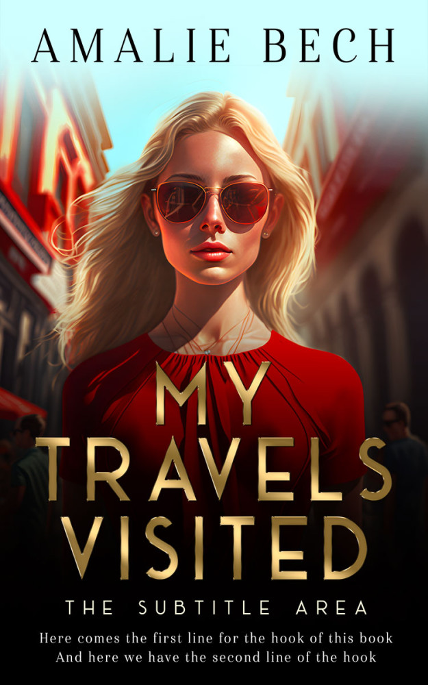 Front view of Sisal #14077 - Premade Literary Fiction Book Cover