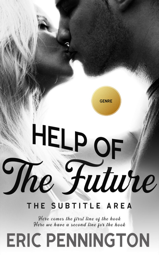 Front view of Quill Gray #14133 - Premade Erotica Book Cover