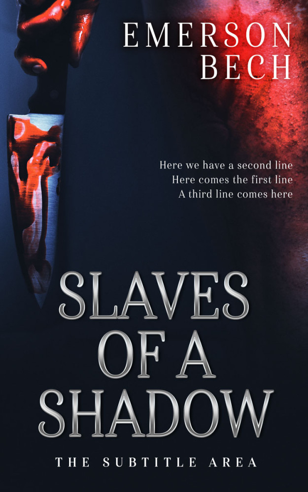 Front view of Cinder #14209 - Premade Mystery & Thriller & Suspense Book Cover