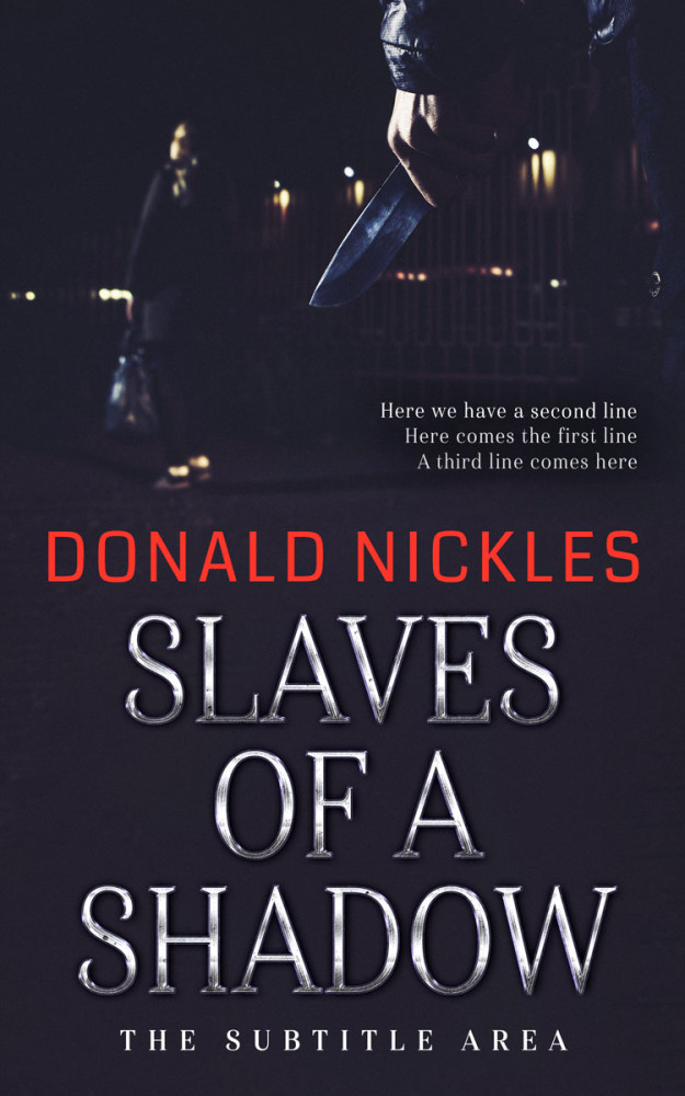 Front view of Steel Gray #14212 - Premade Mystery & Thriller & Suspense Book Cover