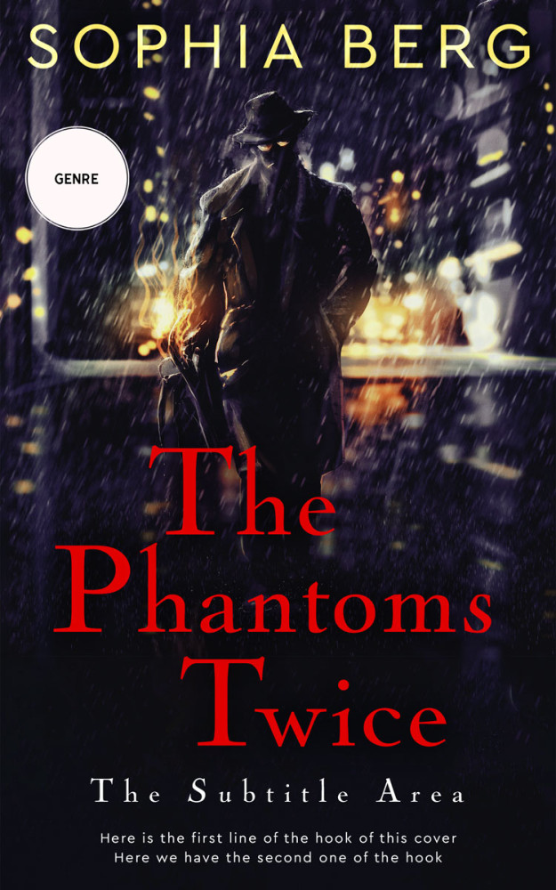 Front view of Cinder #14223 - Premade Literary Fiction Book Cover