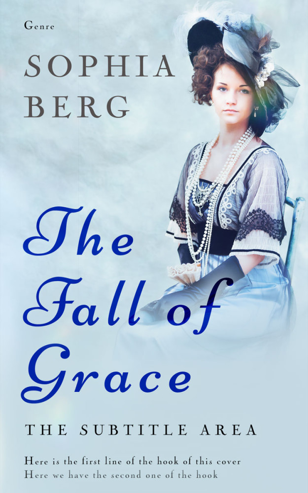 Front view of Botticelli #14233 - Premade Chick Lit Book Cover