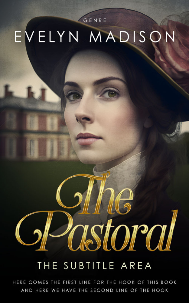 Front view of Cod Gray #14278 - Premade Historical Book Cover