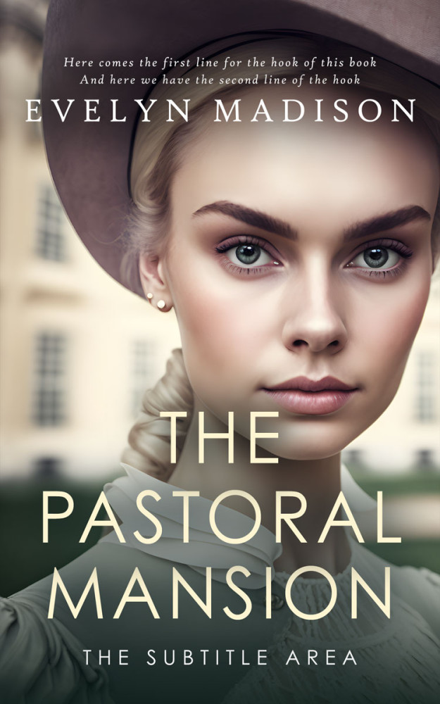 Front view of Masala #14284 - Premade Historical Book Cover