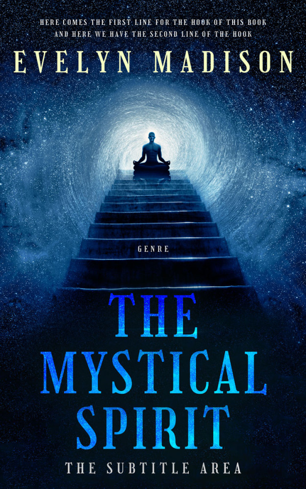 Front view of Black Pearl #14286 - Premade Health & Mind & Body Book Cover