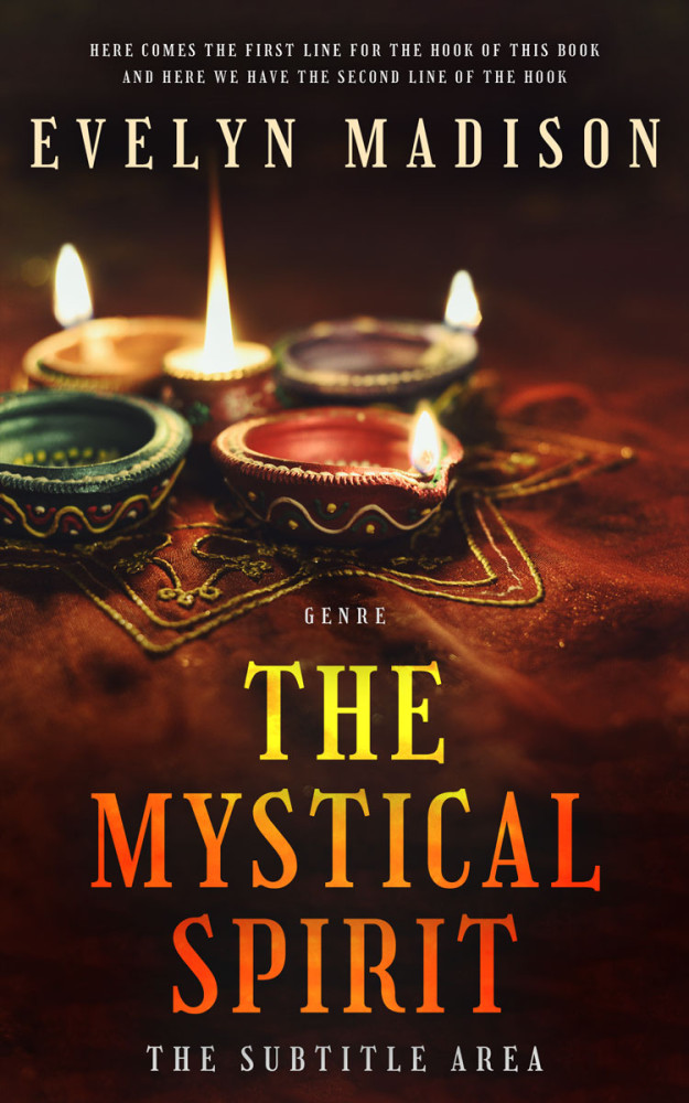 Front view of Eclipse #14288 - Premade Religion & Spirituality Book Cover