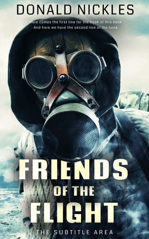 Front view of Ebony Clay #14317 - Premade Apocalyptica Book Cover