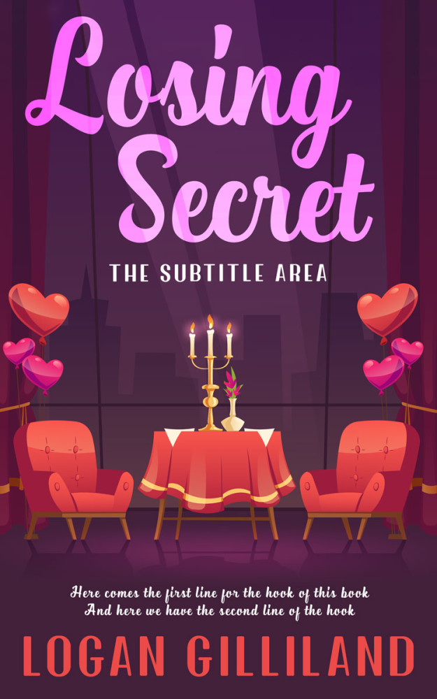 Front view of Finn #14374 - Premade Romance Book Cover