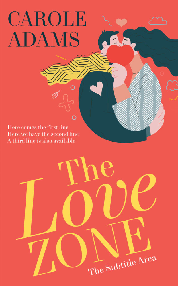 Front view of Carnation #14401 - Premade Romance Book Cover