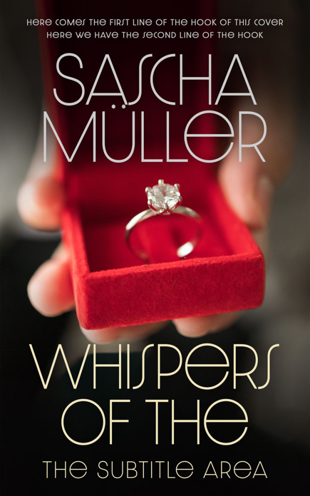 Front view of Contessa #14448 - Premade Romance Book Cover