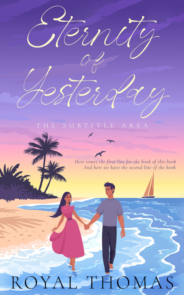 Front view of Chetwode Blue #14467 - Premade Romance Book Cover