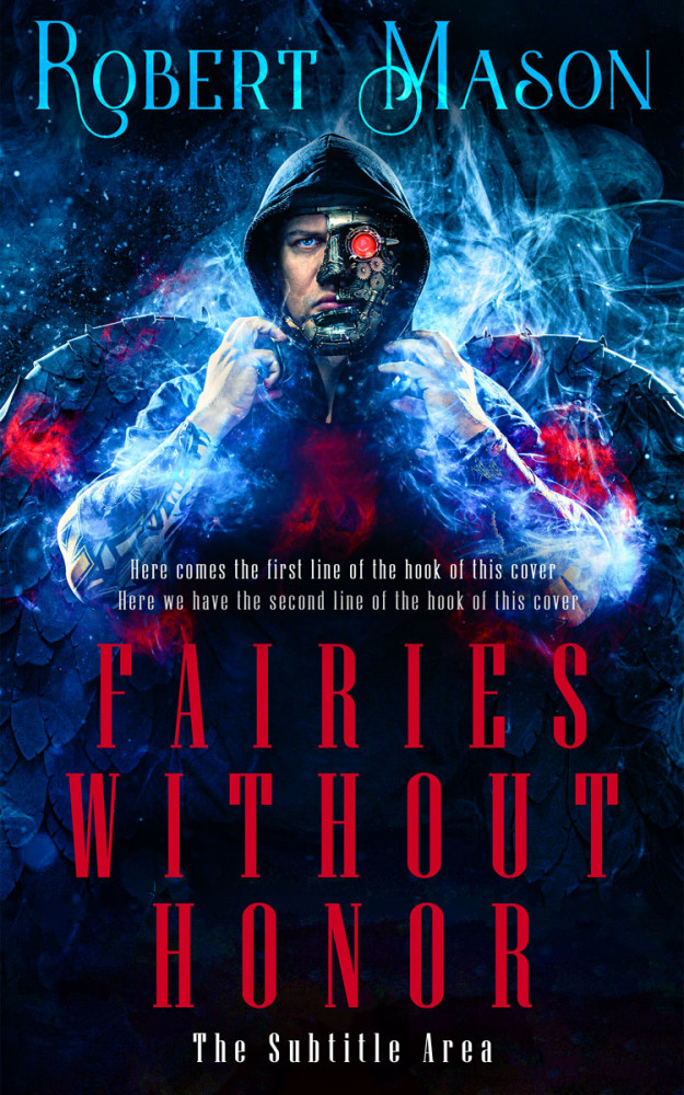 Front view of Turkish Rose #14487 - Premade Fantasy Book Cover