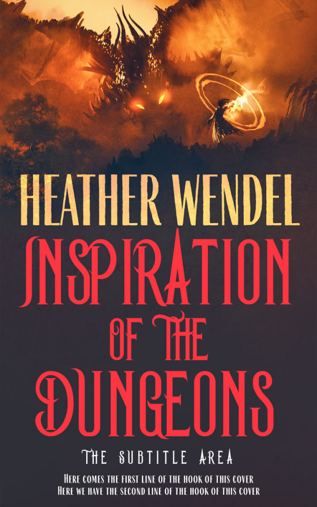 Front view of Burnt Sienna #14491 - Premade Science Fiction Book Cover