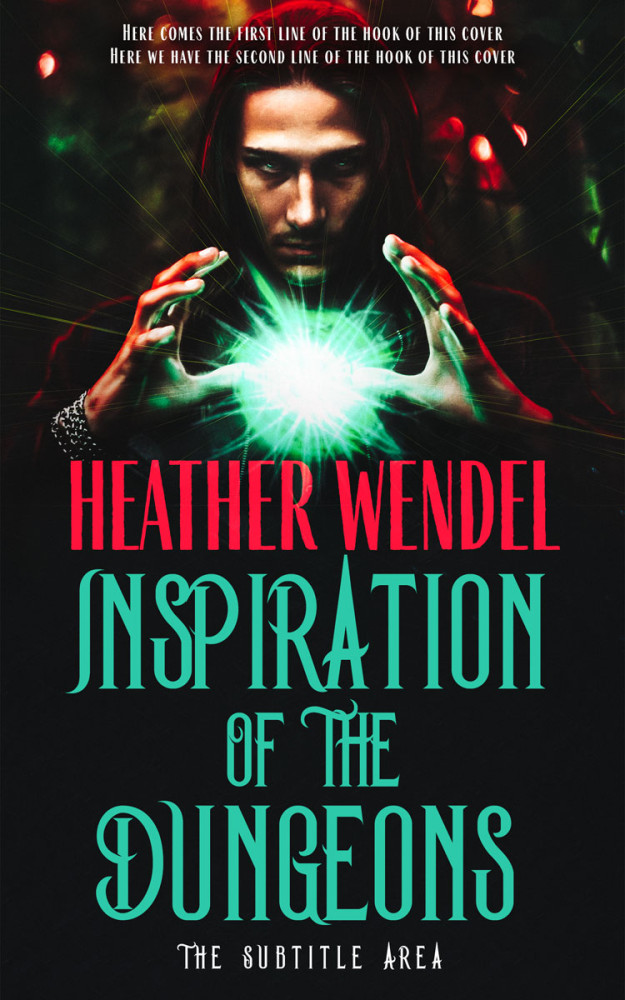 Front view of Cod Gray #14492 - Premade Fantasy Book Cover