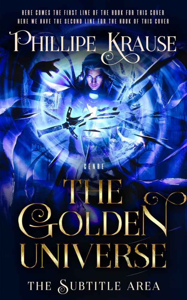 Front view of Loblolly #14503 - Premade Fantasy Book Cover