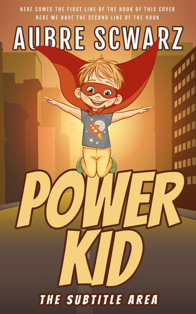 Front view of Nutmeg #14571 - Premade Children's Book Cover