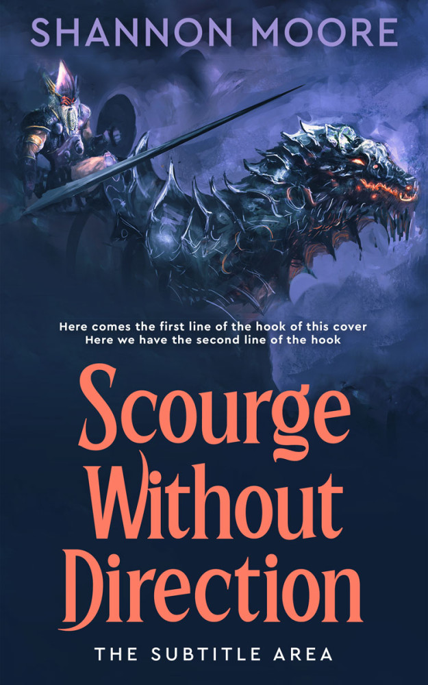 Front view of Big Stone #14582 - Premade Fantasy Book Cover