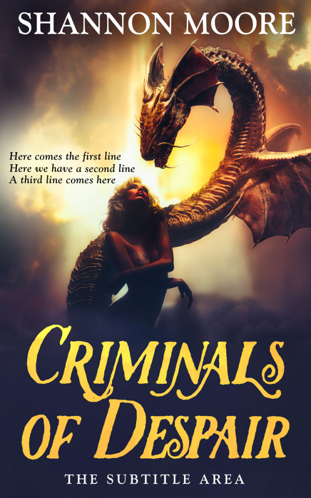 Front view of Putty #14587 - Premade Fantasy Book Cover