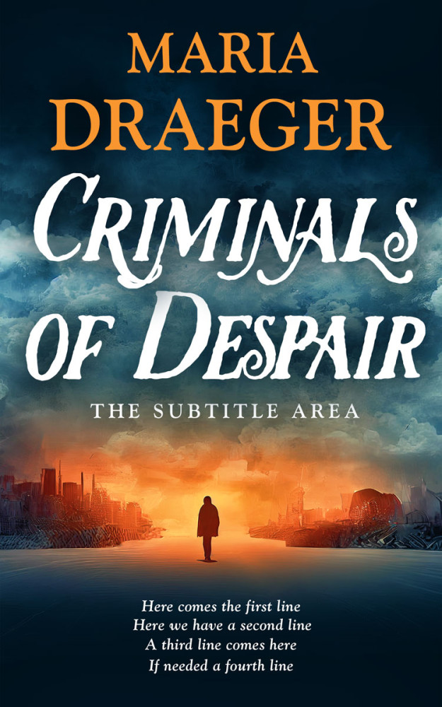 Front view of Mirage #14594 - Premade Apocalyptica Book Cover