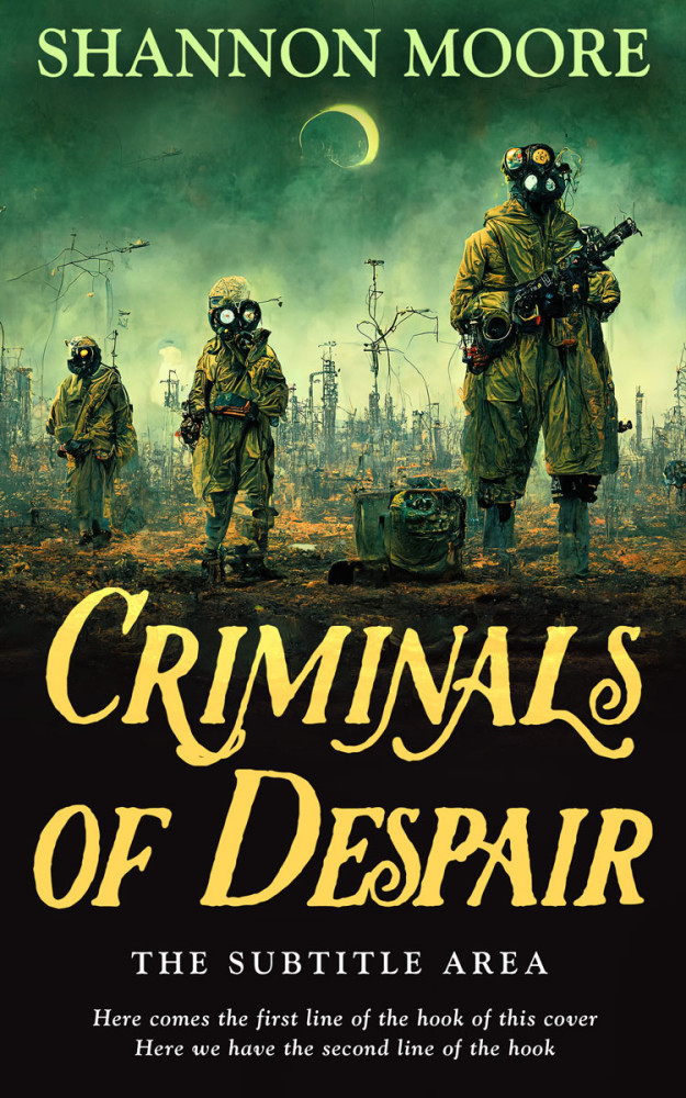 Front view of Tacha #14602 - Premade Apocalyptica Book Cover