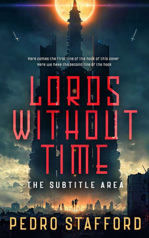 Front view of Mirage #14617 - Premade Apocalyptica Book Cover