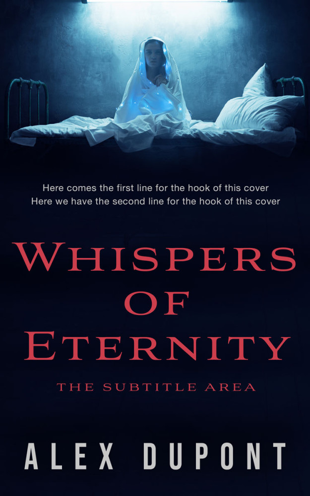 Front view of Black Pearl #14630 - Premade Horror Book Cover