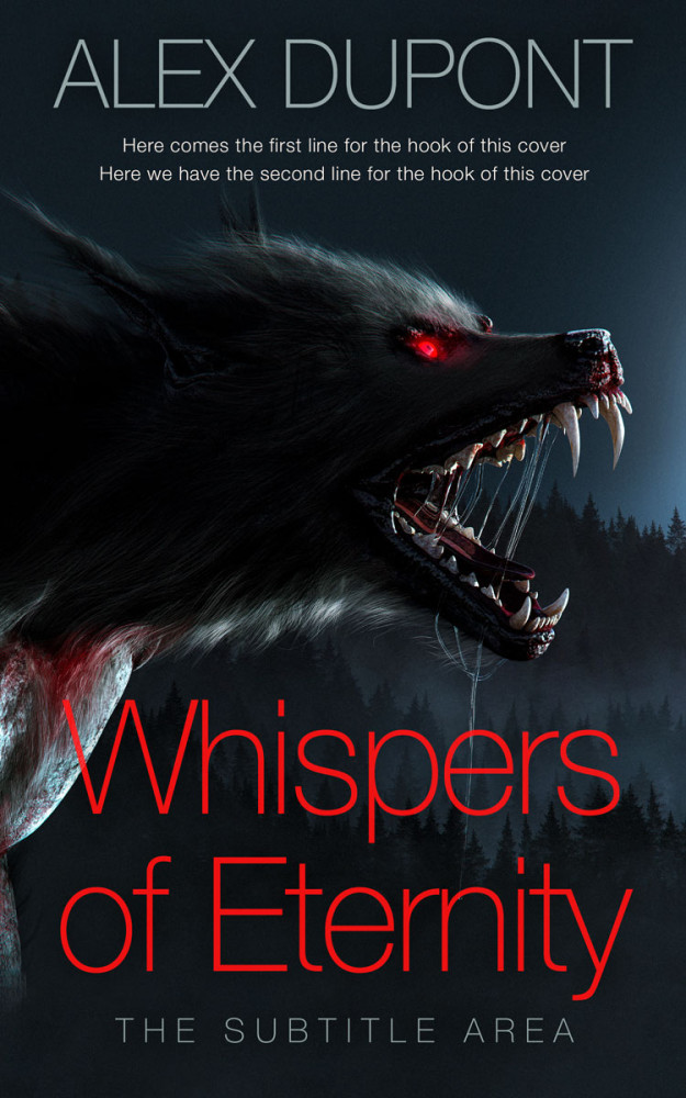 Front view of Woodsmoke #14640 - Premade Horror Book Cover