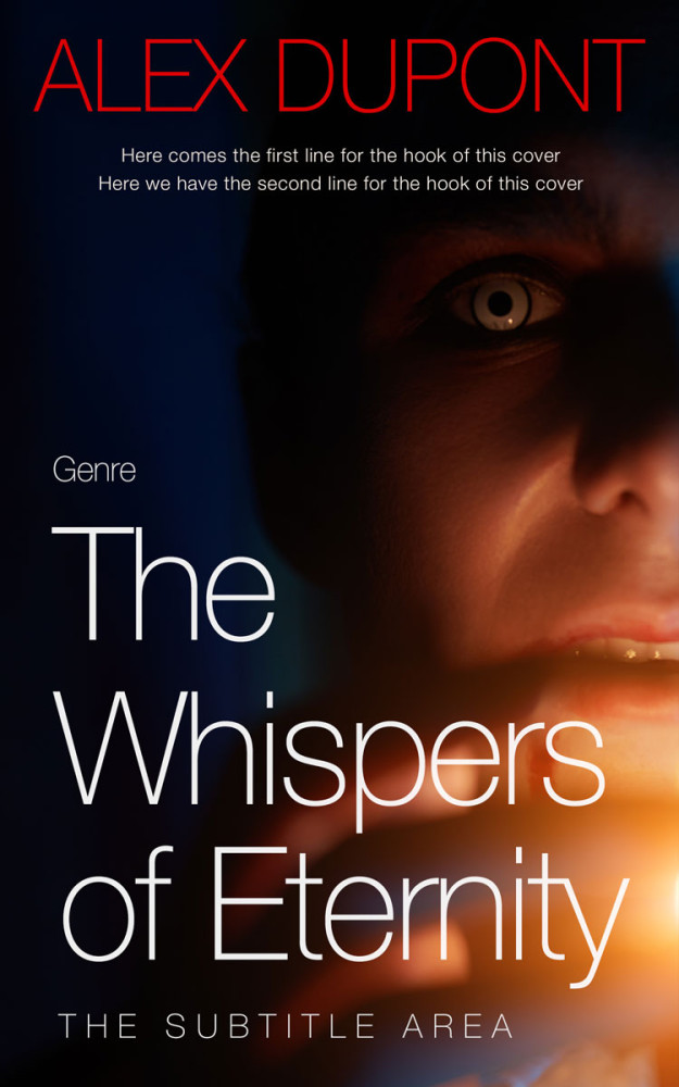 Front view of Antique Brass #14641 - Premade Horror Book Cover