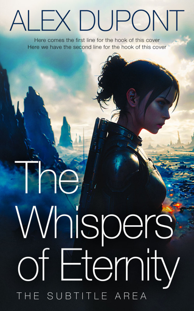 Front view of Big Stone #14647 - Premade Apocalyptica Book Cover