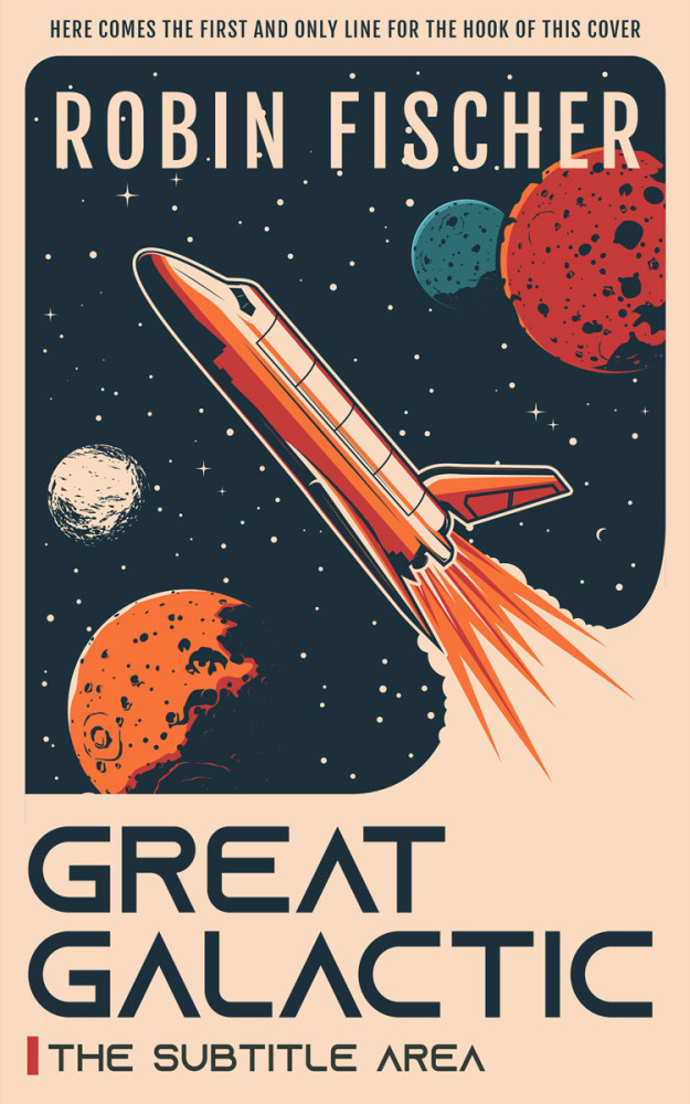 Front view of Gable Green #14666 - Premade Apocalyptica Book Cover