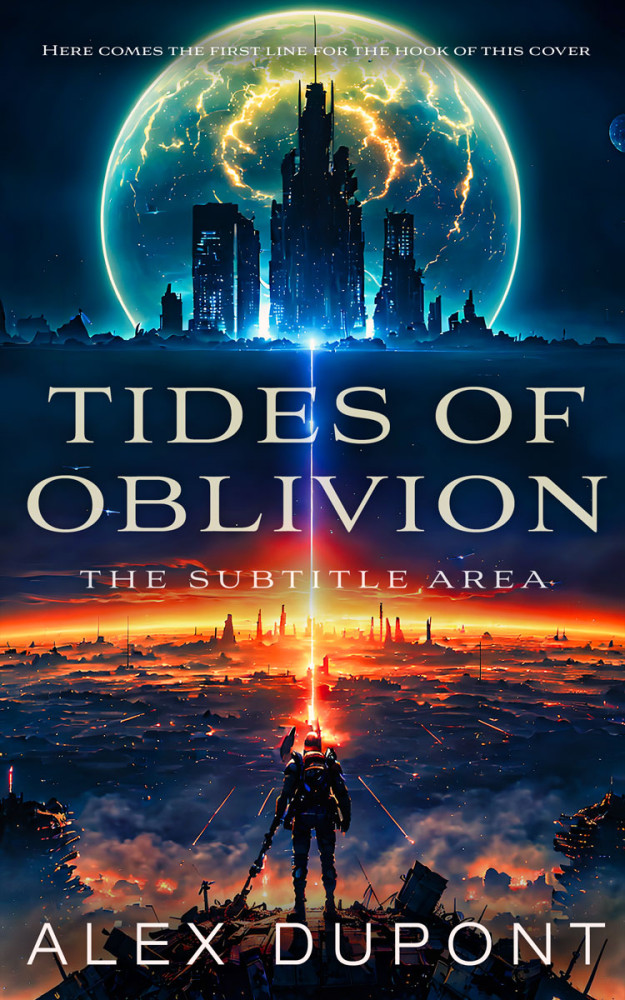 Front view of Big Stone #14672 - Premade Apocalyptica Book Cover