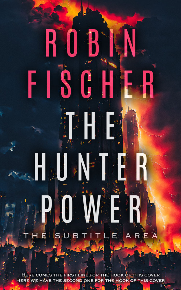 Front view of Japonica #14681 - Premade Apocalyptica Book Cover