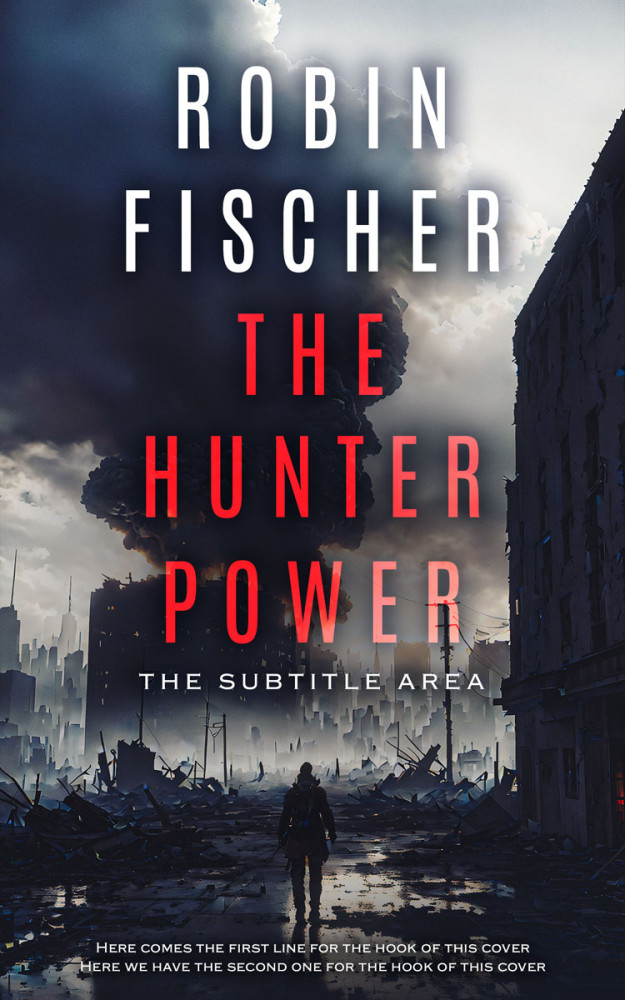 Front view of Cold Turkey #14684 - Premade Apocalyptica Book Cover