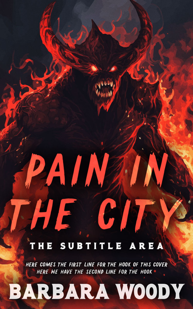 Front view of Terracotta #14702 - Premade Horror Book Cover