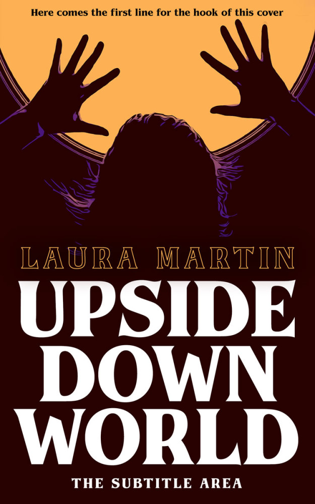 Front view of Rajah #14735 - Premade Horror Book Cover