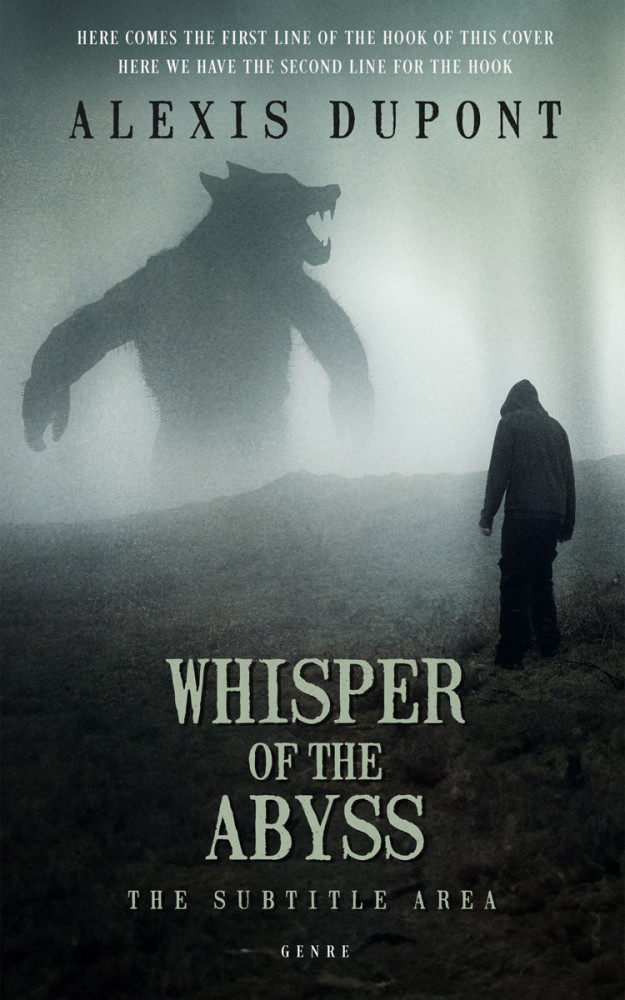 Front view of Outer Space #14753 - Premade Horror Book Cover