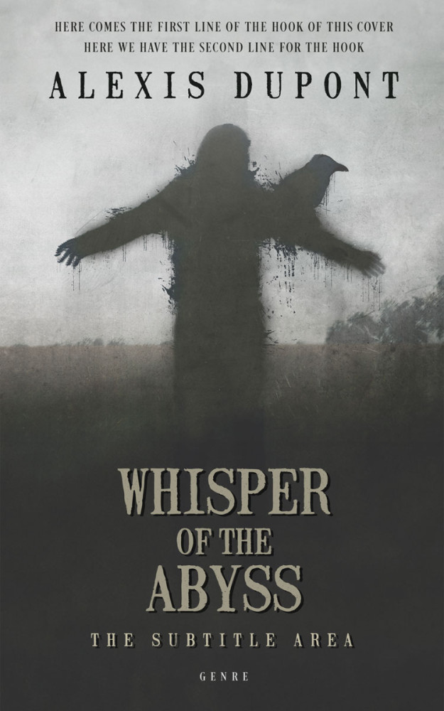 Front view of Pumice #14754 - Premade Horror Book Cover