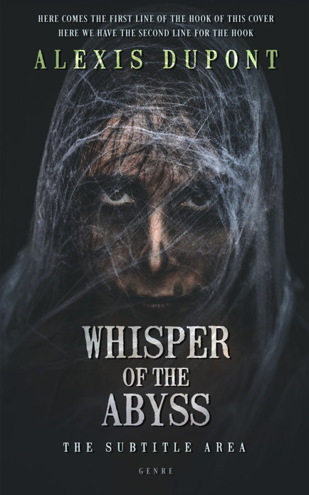 Front view of Shark #14758 - Premade Horror Book Cover