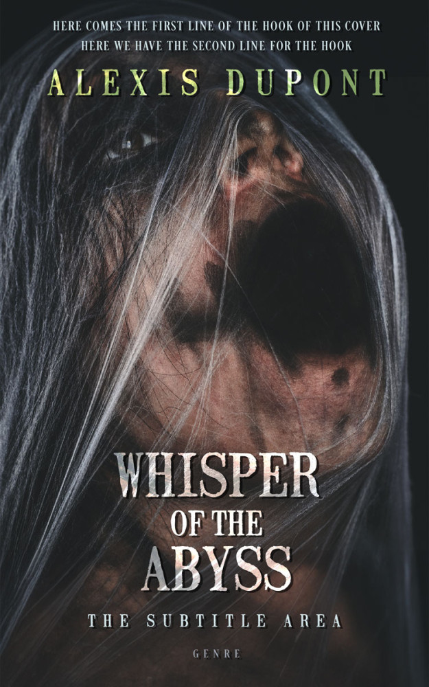 Front view of Shark #14759 - Premade Horror Book Cover