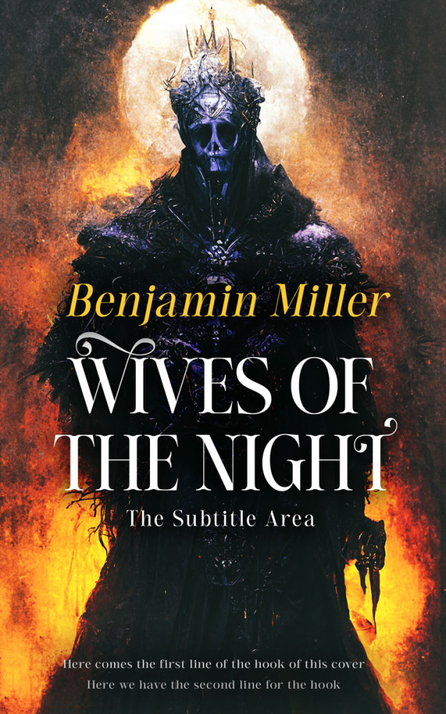 Front view of Di Serria #14780 - Premade Fantasy Book Cover