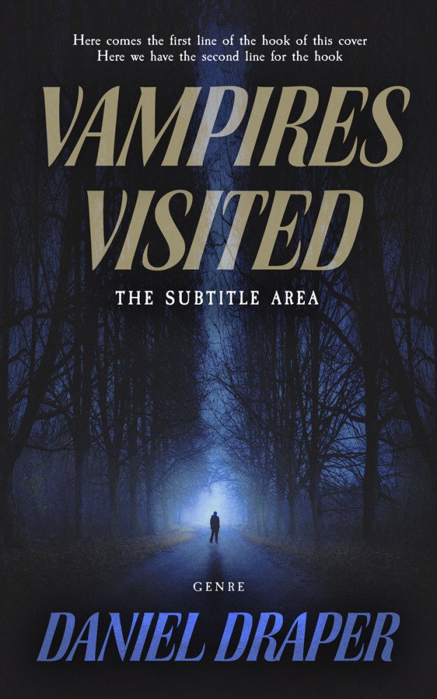 Front view of Charade #14805 - Premade Horror Book Cover