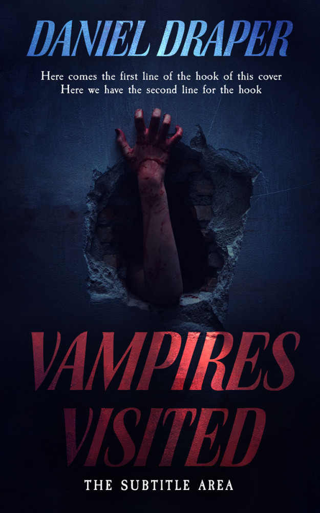 Front view of Vulcan #14810 - Premade Horror Book Cover