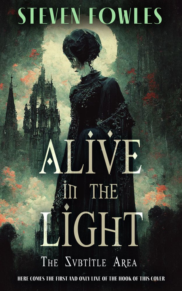 Front view of Coral Reef #14834 - Premade Horror Book Cover