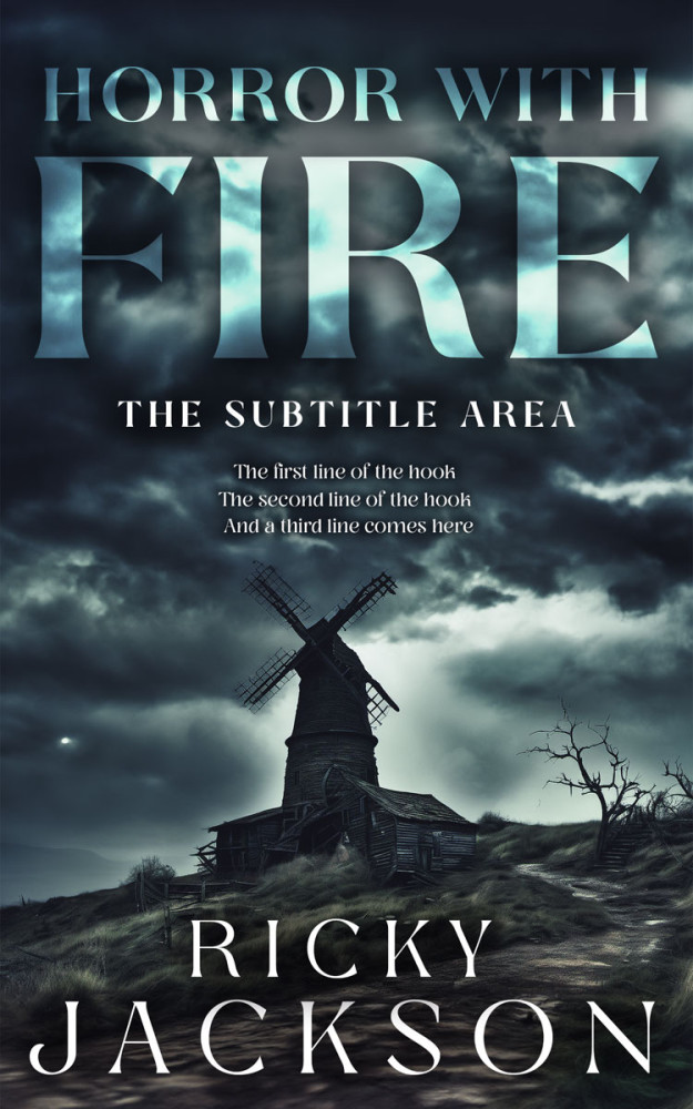 Front view of Outer Space #14927 - Premade Horror Book Cover